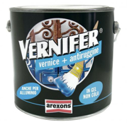 Vernifer grafite metallizzato 2l: vernice