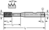 Billede af HSS-E machine thread formers • Protodyn S Synch. • C = 2-3xTP (semi-bottom chamfer) • ≤3,5xD • M/6HX • ~DIN 2174° • Suitable for blind hole • Suitable for throug