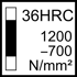 Picture of HSS-E machine taps • Paradur Xpert M • C = 2-3xTP (semi-bottom chamfer) • ≤2,5xD • G/NORMAL • DIN 5156 • right hand flute 40° • Suitable for blind hole