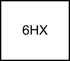 Picture of Solid carbide machine taps • Paradur HSC • C = 2-3xTP (semi-bottom chamfer) • ≤2xD • M/6HX • DIN 376 • right hand flute 15° • Suitable for blind hole