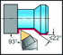 Picture of Turning tools – Wedge clamping C4-MTJNL-27050-22