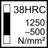 Picture of HSS-E machine taps TC117 • Advance • C = 2-3xTP (semi-bottom chamfer) • ≤3xD • UN/2B/3B • DIN/ANSI • right hand flute 40° • Suitable for blind hole • Suitabl