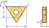 Picture of Positive triangular 60° TPMT ...- • FP4 • clearance angle major=11°