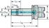 Picture of DIN 69893-1 A slim hydraulic expansion chuck AB019-H • metric • For tools with shank in accordance with DIN 1835 Form A