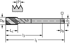 Picture of HSS-E machine taps • Paradur Xpert M • C = 2-3xTP (semi-bottom chamfer) • ≤2,5xD • EGUNC/3B • DIN 2184-1 • right hand flute 50° • Suitable for blind ho