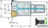 Picture of High-feed milling cutter F4030 • ScrewFit • κ=21° • metric