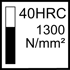 Picture of HSS-E machine taps • Paradur Synch. • C = 2-3xTP (semi-bottom chamfer) • ≤2,5xD • UNF/2B • DIN/ANSI • right hand flute 40° • Suitable for blind hole