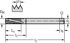 Picture of  • Paradur Ni 10 • C = 2-3xTP (semi-bottom chamfer) • ≤1,5xD • UNJC/3B • ~DIN 2184-1 • right hand flute 10° • Suitable for blind hole