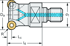 Picture of Round insert milling cutters M5468 • Conversion kit • metric