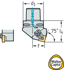 Picture of Turning tools – Rigid clamping C6-DSRNR-35065-19