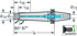 Picture of SK adaptor – Vibration-damped AC060-S • metric • For ScrewFit front pieces • With preset vibration damping