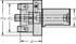 Picture of Master VDI DIN 69880 AK135M • metric • Modular NCT adaptor • DIN ISO 10889