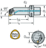 Picture of Boring bar – Rigid clamping C4-DWLNR-13075-06