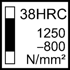 Picture of HSS-E machine taps • Short Chip HT • C = 2-3xTP (semi-bottom chamfer) • ≤3,5xD • UNC/2BX • DIN/ANSI • right hand flute 15° • Suitable for blind hole