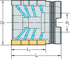 Picture of Helical milling cutters M3255 • Parallel bore DIN 138 transverse keyway • κ=90° • metric