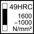 Picture of HSS-E PM machine taps • Paradur Ni 10 • C = 2-3xTP (semi-bottom chamfer) • ≤1,5xD • UNC/3B • ANSI B94.9 • right hand flute 10° • Suitable for blind hole