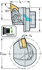 Picture of Replaceable head – rigid clamping Q...-DDUN • Walter Turn • metric • GL connection