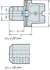 Picture of DIN 69893-1 A Weldon adaptor A170...HSK • metric • For tools with shank in accordance with DIN 1835 Form B