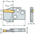 Picture of Grooving module – Radial grooving MSS...E... • metric • Right