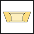 Picture of Indexable insert thread milling cutter T2710 • DIN 1835 B shank • metric • ≤1,5xD • number of rings with inserts=2