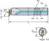 Picture of Boring bar – Screw clamping A32T-SVUBL16