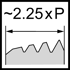Picture of Dies • Protocut Inox • thread tolerance class 6g • threading chamfer type 2.25xP