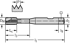 Picture of HSS-E machine taps • Prototex Synch. • B = 3.5-5xTP (plug chamfer) • ≤3xD • UNF/2B • DIN/ANSI • Suitable for through hole