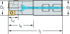 Picture of Routing cutters M4792 • DIN 1835 B shank • κ=90° • inch