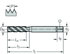 Picture of HSS-E PM machine taps TC120 • Supreme • C = 2-3xTP (semi-bottom chamfer) • ≤3xD • M/6HX • DIN 371 • right hand flute 45° • Suitable for blind hole