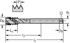 Billede af HSS-E machine taps • Paradur Xpert P AZ • C = 2-3xTP (semi-bottom chamfer) • ≤3xD • M/6H • DIN 376 • right hand flute 45° • Suitable for blind hole