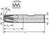 Picture of Solid carbide thread milling cutters • TMG • NPT 60° • TICN • DIN 6535 HB shank