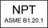 Picture of  • Paradur Ni • NPT/NORMAL • PWZ-NORM • Suitable for blind hole • Suitable for through hole