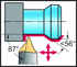 Picture of Shank tool – Copy turning system W1010...-P • Walter Turn • inch • Square shank