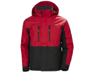 Picture of Giacca uomo isolante con cappuccio HELLY HANSEN - 76201 BERG colore RED/BLACK 130