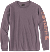 Immagine di T-Shirt a maniche lunghe Donna Carhartt - 103401 colore BLACKBERRY HEATHER V27