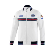 Immagine di Felpa FULL ZIP Martini Racing - 01278MR colore bianco