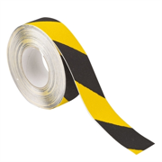 Picture of Nastro segnaletico adesivo antiscivolo in PVC per uso generico 25 mm x 18 m colore GIALLO/NERO