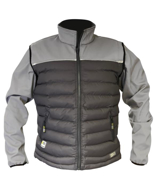 Immagine di Giubbino softshell EDIS - NEW SILVERSTONE colore GRIGIO/NERO