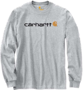 Immagine di T-Shirt a maniche lunghe Uomo Carhartt - 104107 colore HEATHER GREY HGY