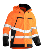 Immagine di Giacca alta visibilità Shell JOBMAN - 651283 colore ORANGE/BLACK 3199