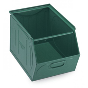 Picture of Contenitore portaminuteria in metallo H 20 x L 22 x P 35 cm TERRY - METALBOX 4 colore VERDE