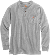 Immagine di T-Shirt a maniche lunghe Uomo Carhartt - K128 colore HGY HEATHER GRAY