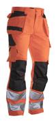 Immagine di Pantaloni alta visibilità Craftsman JOBMAN - 652377 colore ORANGE/BLACK 3199