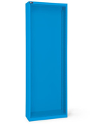 Picture of Armadio portacontenitori vuoto e senza porte per contenitori Picking Box Air, L700 x P267 x H1996 mm, blu