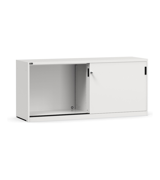 Picture of Armadio basso vuoto con porte scorrevoli, L2040 x P600 x H915 mm, RAL 7035