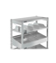 Picture of Scaffalatura per minuterie a 6 ripiani con divisori, L1057 x P521 x H2011 mm