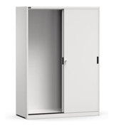 Immagine di Armadio vuoto con porte scorrevoli, L1428 x P600 x H2000 mm, RAL 7035