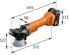 Picture of Set base smussi diritti AKFH 18-5 AS con 2 batterie da 8 Ah ProCORE