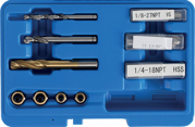 Immagine di KIT RIPRISTINO FILETTI VALVOLE SPURGO FRENO, 1/4” & 1/8” NPT