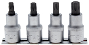 Immagine di SERIE 6 PEZZI, BUSSOLE ATTACCO QUADRO 1/2”, TORX TX40-TX55